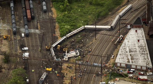 US train derai...